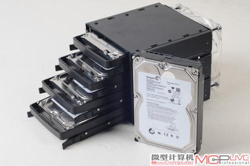 实验方案七：多块主流HDD产品组建RAID 5阵列